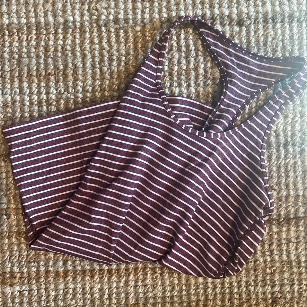 Lululemon racer back tank top size 8